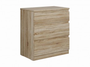 Комод КАСТОР с тремя ящиками, цвет Дуб Сонома в Дегтярске - degtyarsk.mebel24.online | фото