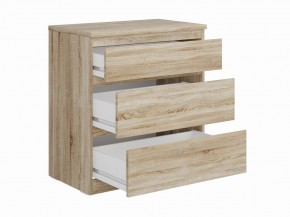Комод КАСТОР с тремя ящиками, цвет Дуб Сонома в Дегтярске - degtyarsk.mebel24.online | фото 2