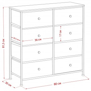Комод Leset Линкс 8 ящиков (МДФ) в Дегтярске - degtyarsk.mebel24.online | фото 12