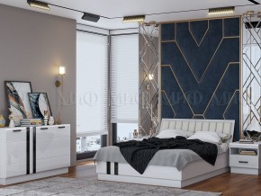 МАГНОЛИЯ Комод (Белый глянец/Белый) в Дегтярске - degtyarsk.mebel24.online | фото 3