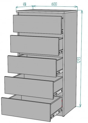 Комод Мальта K132 в Дегтярске - degtyarsk.mebel24.online | фото 2