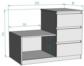 Комод Мальта K207 в Дегтярске - degtyarsk.mebel24.online | фото 2