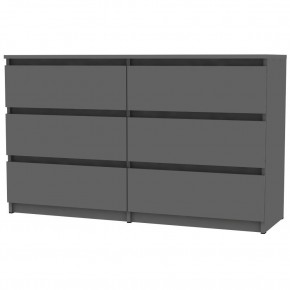 Комод Malta light K143 (Графит) в Дегтярске - degtyarsk.mebel24.online | фото