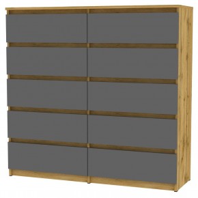 Комод Malta light K154 (ДВ-Графит) в Дегтярске - degtyarsk.mebel24.online | фото
