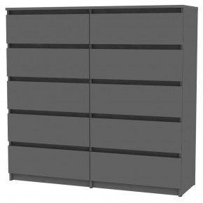 Комод Malta light K154 (Графит) в Дегтярске - degtyarsk.mebel24.online | фото