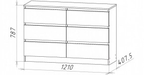 НИЦЦА-7 Комод (НЦ.07) в Дегтярске - degtyarsk.mebel24.online | фото 3