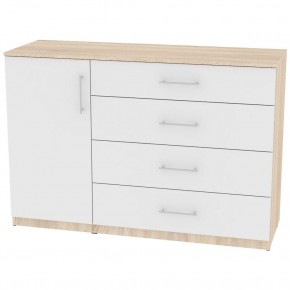 Комод "Калисто (K44)" ручка рейлинг (ДСС-Белый) в Дегтярске - degtyarsk.mebel24.online | фото