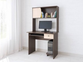 Компьютерный стол Грета-4 венге/дуб молочный в Дегтярске - degtyarsk.mebel24.online | фото