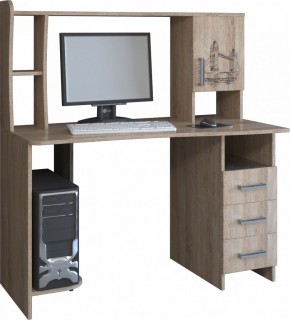 Компьютерный стол КЛ №6.4 (дуб баррик) в Дегтярске - degtyarsk.mebel24.online | фото