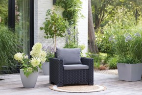 Комплект кресел Калифорния (California chair) графит в Дегтярске - degtyarsk.mebel24.online | фото 1