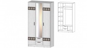 КОСТА-РИКА Шкаф 3-х створчатый (анкор светлый) в Дегтярске - degtyarsk.mebel24.online | фото