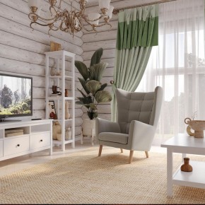 Кресло для отдыха Саари светло-серое, ткань рогожка в Дегтярске - degtyarsk.mebel24.online | фото 4