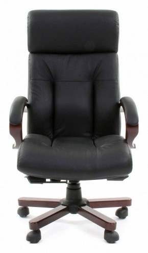 Кресло для руководителя Chairman 421 черный/орех темный, черный в Дегтярске - degtyarsk.mebel24.online | фото 2