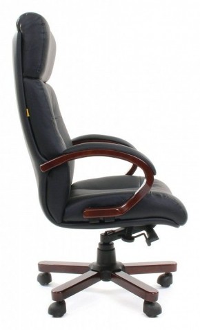 Кресло для руководителя Chairman 421 черный/орех темный, черный в Дегтярске - degtyarsk.mebel24.online | фото 3