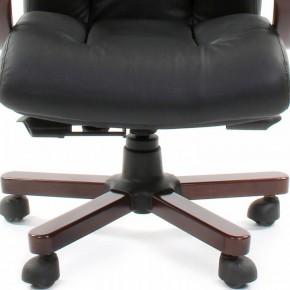 Кресло для руководителя Chairman 421 черный/орех темный, черный в Дегтярске - degtyarsk.mebel24.online | фото 4