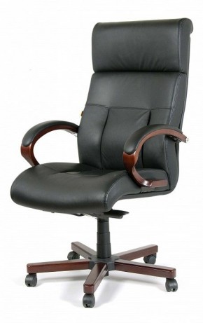 Кресло для руководителя Chairman 421 черный/орех темный, черный в Дегтярске - degtyarsk.mebel24.online | фото 7
