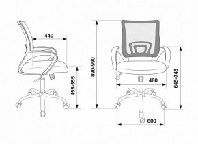Кресло компьютерное CH-695N/SL/BLACK в Дегтярске - degtyarsk.mebel24.online | фото