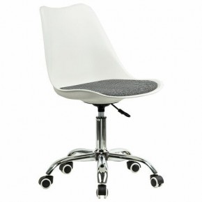Кресло стул BRABIX "Eames MG-310 CH", хром, пластик белый, ткань серая, 532924 в Дегтярске - degtyarsk.mebel24.online | фото 2