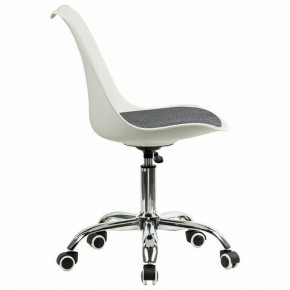 Кресло стул BRABIX "Eames MG-310 CH", хром, пластик белый, ткань серая, 532924 в Дегтярске - degtyarsk.mebel24.online | фото 3