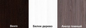 Кровать-чердак Пионер 1 (800*1900) Белое дерево, Анкор темный, Венге в Дегтярске - degtyarsk.mebel24.online | фото 3