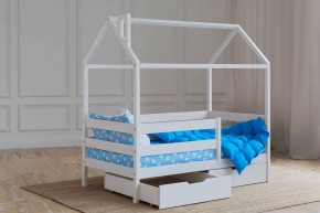 Кровать-домик 80*160 Белый в Дегтярске - degtyarsk.mebel24.online | фото 3