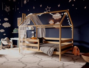 Кровать-домик 80*160 без покраски в Дегтярске - degtyarsk.mebel24.online | фото 2
