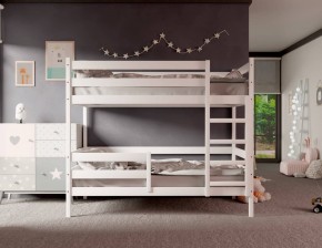Кровать двухъярусная без крыши 80*190 Белый в Дегтярске - degtyarsk.mebel24.online | фото 2