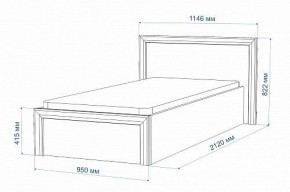 Кровать односпальная Нобиле Кр-90 в Дегтярске - degtyarsk.mebel24.online | фото 2