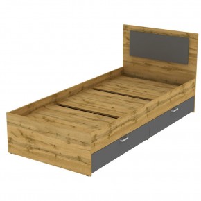 Кровать Ольга L38 (900) 4 ящика (ДВ-Графит) в Дегтярске - degtyarsk.mebel24.online | фото