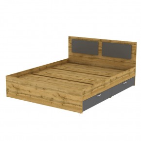 Кровать Ольга L41 (1400) 2 ящика (ДВ-Графит) в Дегтярске - degtyarsk.mebel24.online | фото