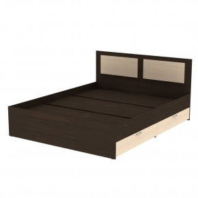 Кровать Ольга L41 (1400) 2 ящика (Венге-ДМ) в Дегтярске - degtyarsk.mebel24.online | фото