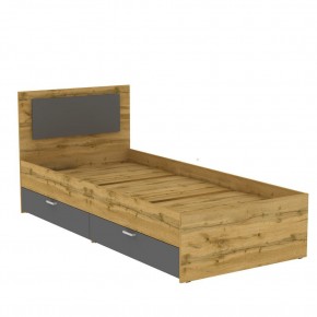 Кровать Ольга L48 (900) 2 ящика (ДВ-Графит) в Дегтярске - degtyarsk.mebel24.online | фото