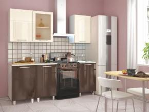 Кухня Танго модульная шоколад-ваниль в Дегтярске - degtyarsk.mebel24.online | фото 2