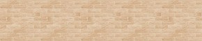 Кухонный фартук 610х3000х1,5 (композит) КМ Кирпич бежевый в Дегтярске - degtyarsk.mebel24.online | фото