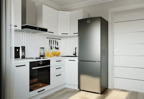 Кухонный гарнитур Белый Глянец 2200*1000 (Стол. 38мм) в Дегтярске - degtyarsk.mebel24.online | фото