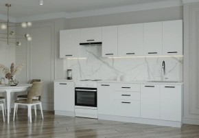 Кухонный гарнитур Белый Глянец 3000 (Стол. 38мм) в Дегтярске - degtyarsk.mebel24.online | фото