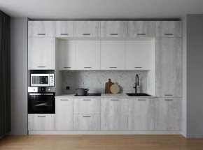Кухонный гарнитур Бланка 3400 (Стол. 26мм) в Дегтярске - degtyarsk.mebel24.online | фото