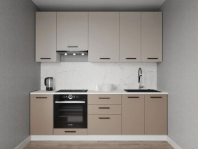 Кухонный гарнитур Каппучино 2400 h950 (Стол. 38мм) в Дегтярске - degtyarsk.mebel24.online | фото