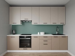 Кухонный гарнитур Каппучино 3000 h950 (Стол. 38мм) в Дегтярске - degtyarsk.mebel24.online | фото