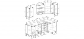 Кухонный гарнитур Меренга 2200*1000 (Стол. 38мм) в Дегтярске - degtyarsk.mebel24.online | фото 2