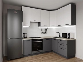 Кухонный гарнитур Меренга 2200*1600 h950 (Стол. 38мм) в Дегтярске - degtyarsk.mebel24.online | фото