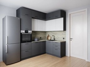 Кухонный гарнитур Меренга 2200*1700 (Стол. 26мм) в Дегтярске - degtyarsk.mebel24.online | фото