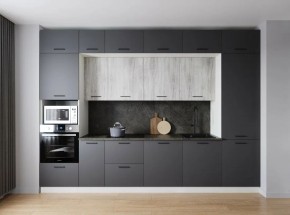 Кухонный гарнитур Санторини 3400 (Стол. 26мм) в Дегтярске - degtyarsk.mebel24.online | фото