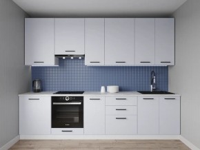 Кухонный гарнитур Смоки 2400 h950 (Стол. 26мм) в Дегтярске - degtyarsk.mebel24.online | фото 1