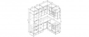 Кухонный гарнитур Умбра 2200*1700 (Стол. 26мм) в Дегтярске - degtyarsk.mebel24.online | фото 2