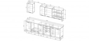 Кухонный гарнитур Виола 2800 (Стол. 26мм) в Дегтярске - degtyarsk.mebel24.online | фото 2