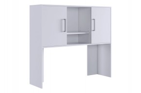 ЛАЙТ 2 Надстройка стола компьютерного (1200) белый в Дегтярске - degtyarsk.mebel24.online | фото