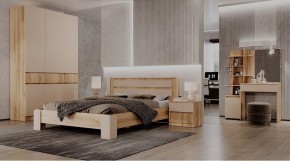 ЛЕНОРА Спальный гарнитур (модульный) кашемир в Дегтярске - degtyarsk.mebel24.online | фото