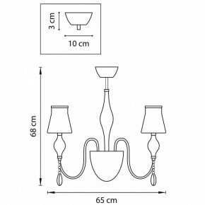 Люстра на штанге Lightstar Escica 806050 в Дегтярске - degtyarsk.mebel24.online | фото 6