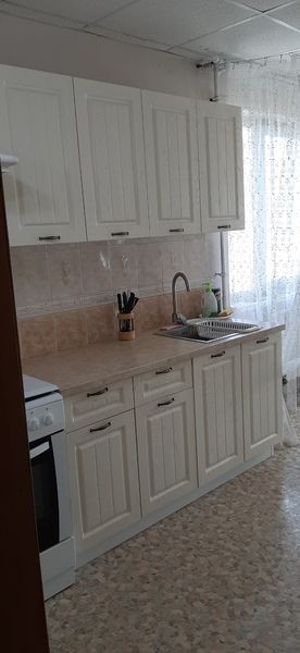 Модульная кухня Луксор клен бирюза в Дегтярске - degtyarsk.mebel24.online | фото 3